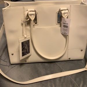 NWT Wilson Leather white tote